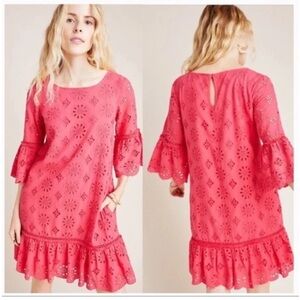 NWT Anthropologie Dani Eyelet Dress